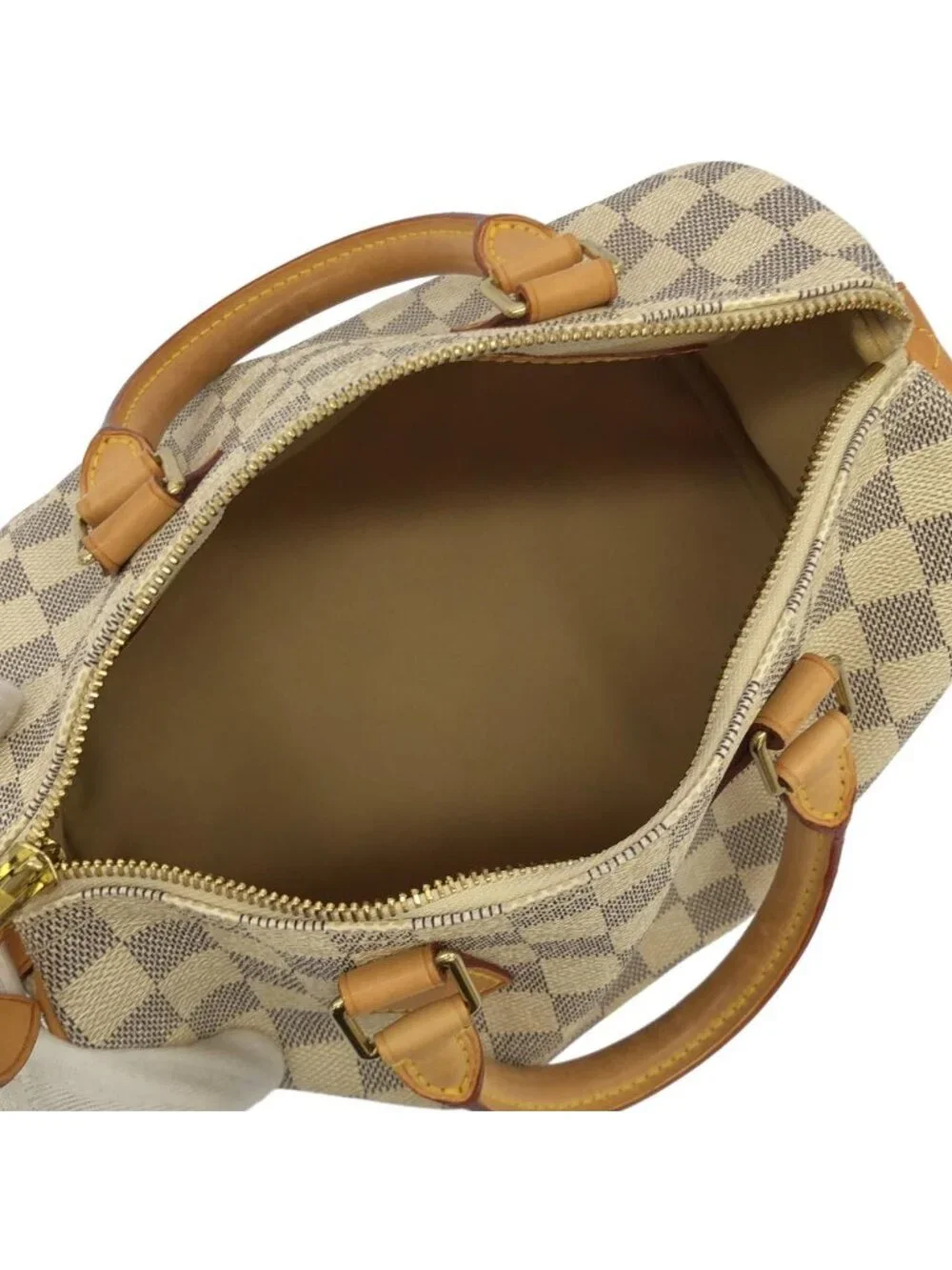 Louis Vuitton Damier Azur Speedy 25 Boston Bag